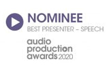 Audio Production Awards Nominee